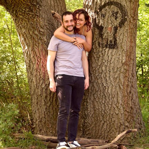 caro y philipp bosque